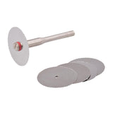 Silverline Rotary Tool Stainless Steel Saw Blade Set 6pce 22mm Dia