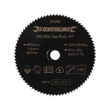 Silverline HSS Mini Saw Blade 85mm Dia - 10mm Bore - 80T