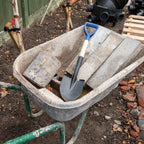 Silverline Wooden Round Head Micro Shovel 700mm