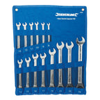 Silverline Fixed Head Ratchet Spanner Set 14pce 8 - 24mm
