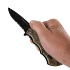 Silverline Folding Camouflage Pocket Knife 195mm
