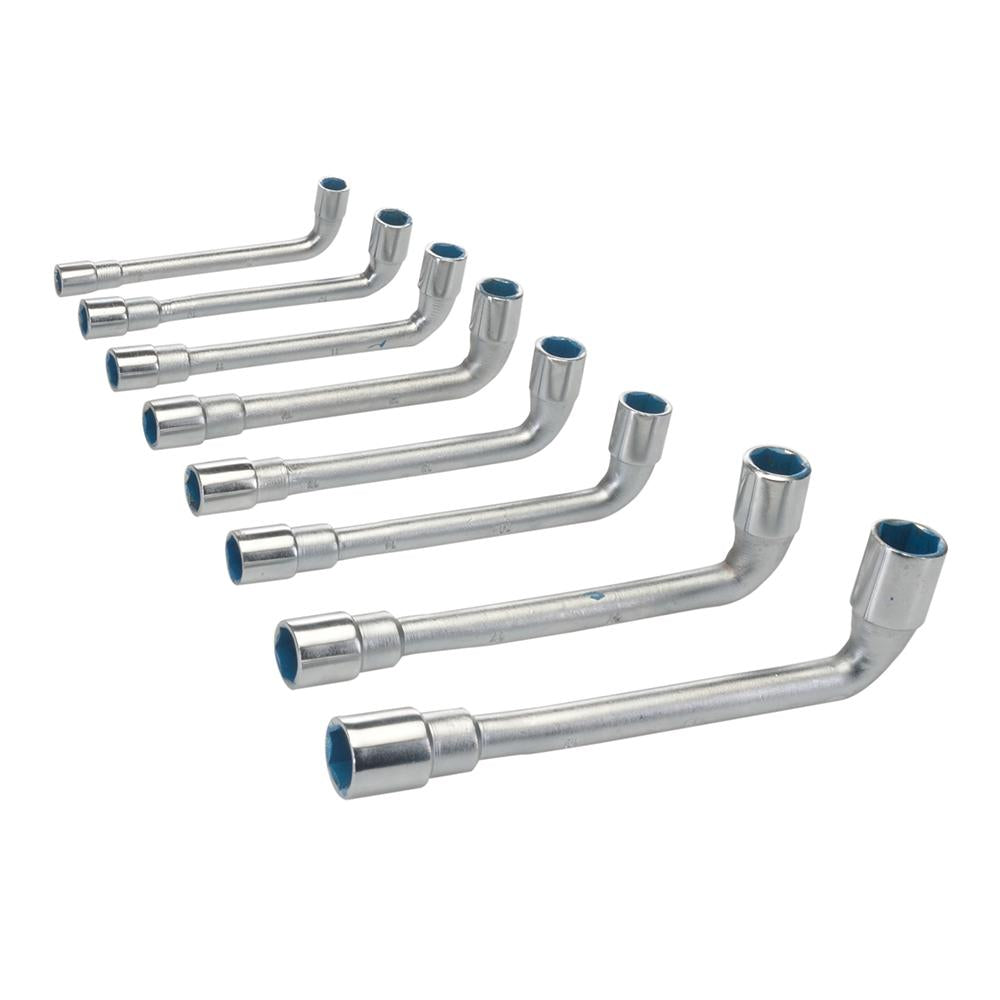 Silverline L-Shaped Socket Spanner Set 8pce 8 - 19mm