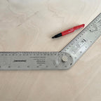 Silverline Easy Angle Protractor Rule 600mm