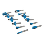 Silverline 1/4" TCT Router Bit Set 12pce