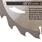 Silverline TCT Circular Saw Blades 20, 24, 40T 3pk 184 x 30 - 20, 16mm Rings