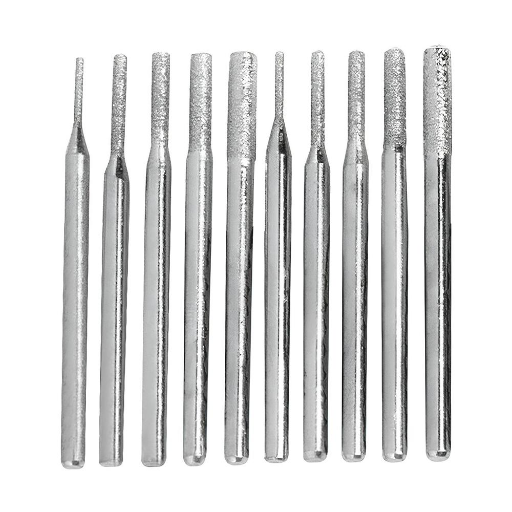 Silverline Diamond Burr Set 30pce 2.35mm Mandrel