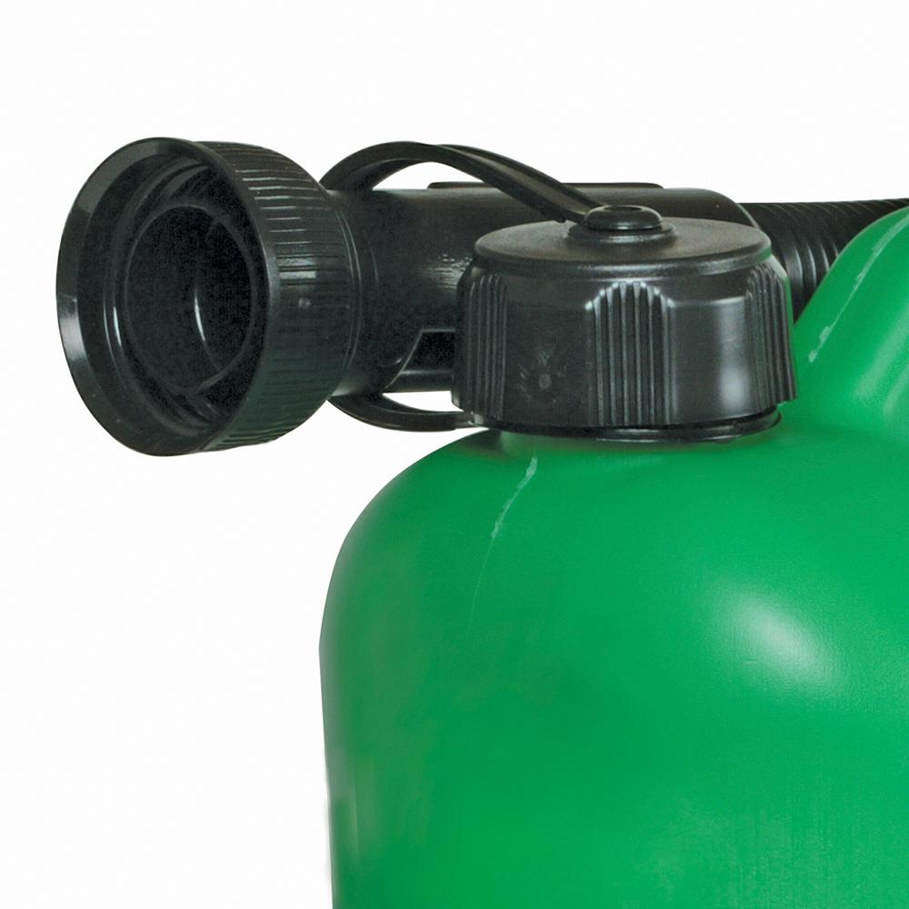 Silverline Plastic Fuel Can 5Ltr Green