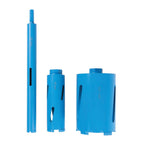 Silverline Diamond Core Drill Kit 3-Core 7pce 28, 52 & 107mm