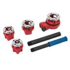 Silverline Pipe Threading Kit 5pce 1/2”, 3/4”, 1” & 1-1/4” BSPT