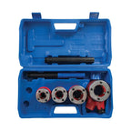 Silverline Pipe Threading Kit 5pce 1/2”, 3/4”, 1” & 1-1/4” BSPT