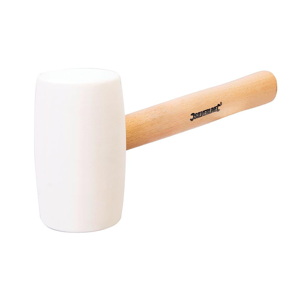 Silverline White Rubber Mallet 24oz (680g)