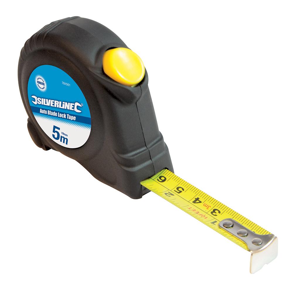 Silverline Auto Blade Lock Tape Display Box 30pce 5m / 16ft x 19mm