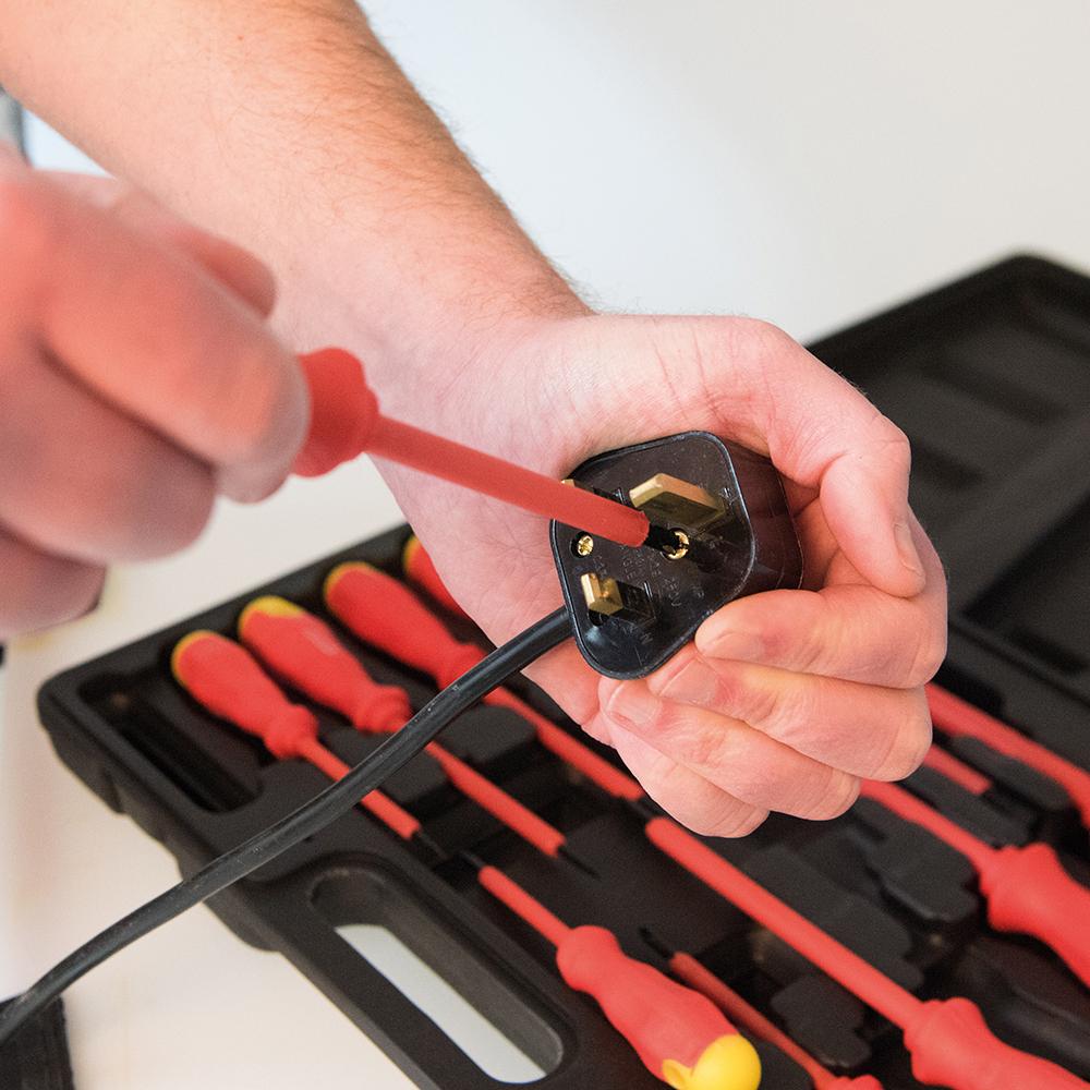 Silverline Insulated Soft-Grip Screwdriver Set 11pce