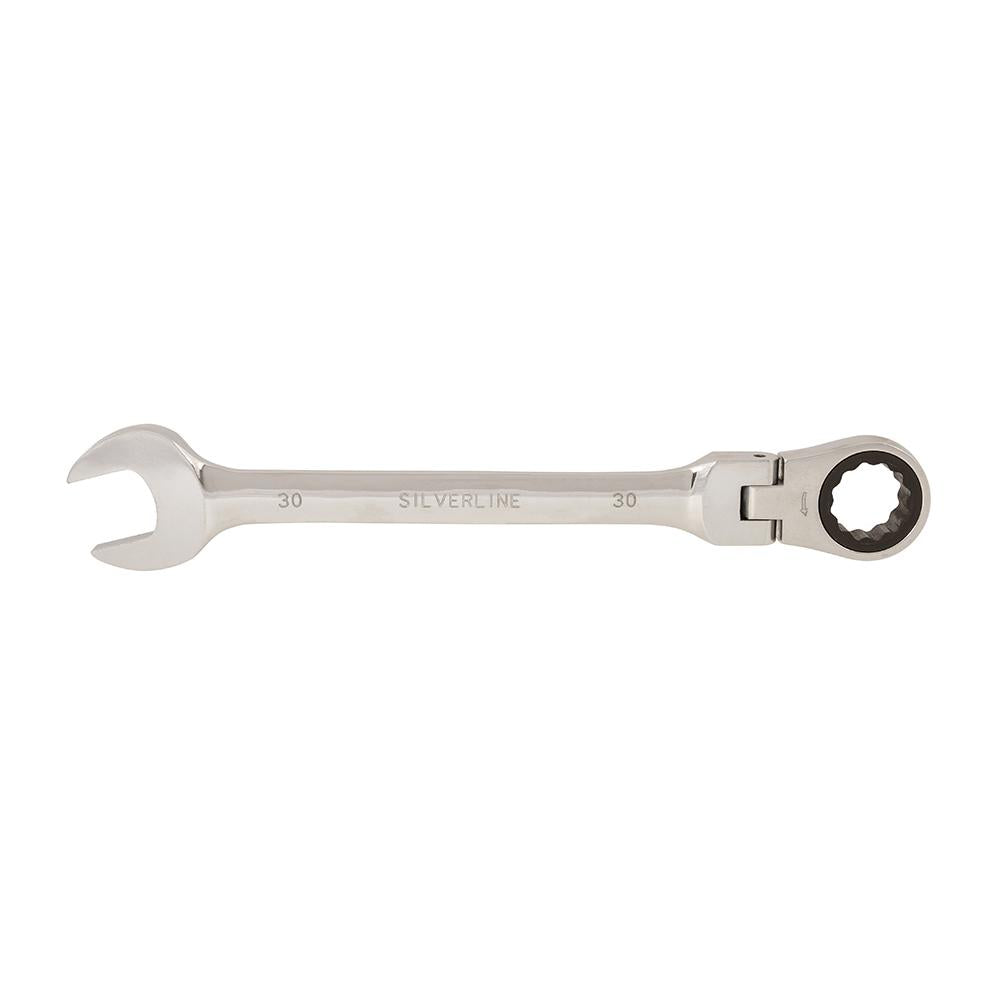 Silverline Flexible Head Ratchet Spanner 30mm