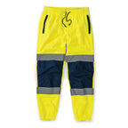 Tough Grit Hi-Vis 2-Tone Jogger Yellow/Navy XXL