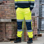 Tough Grit Hi-Vis 2-Tone Jogger Yellow/Navy