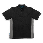 Tough Grit 2-Tone Polo Black / Charcoal XS