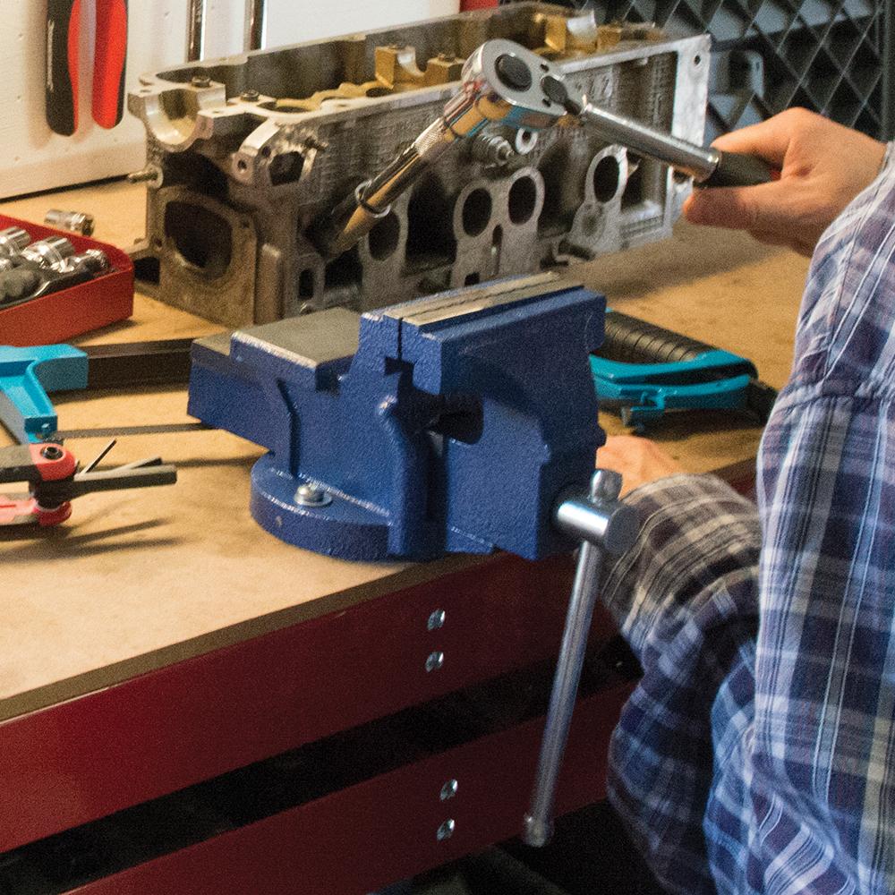 Silverline Workshop Vice 100mm (4") Jaw Capacity 100mm  / 5kg