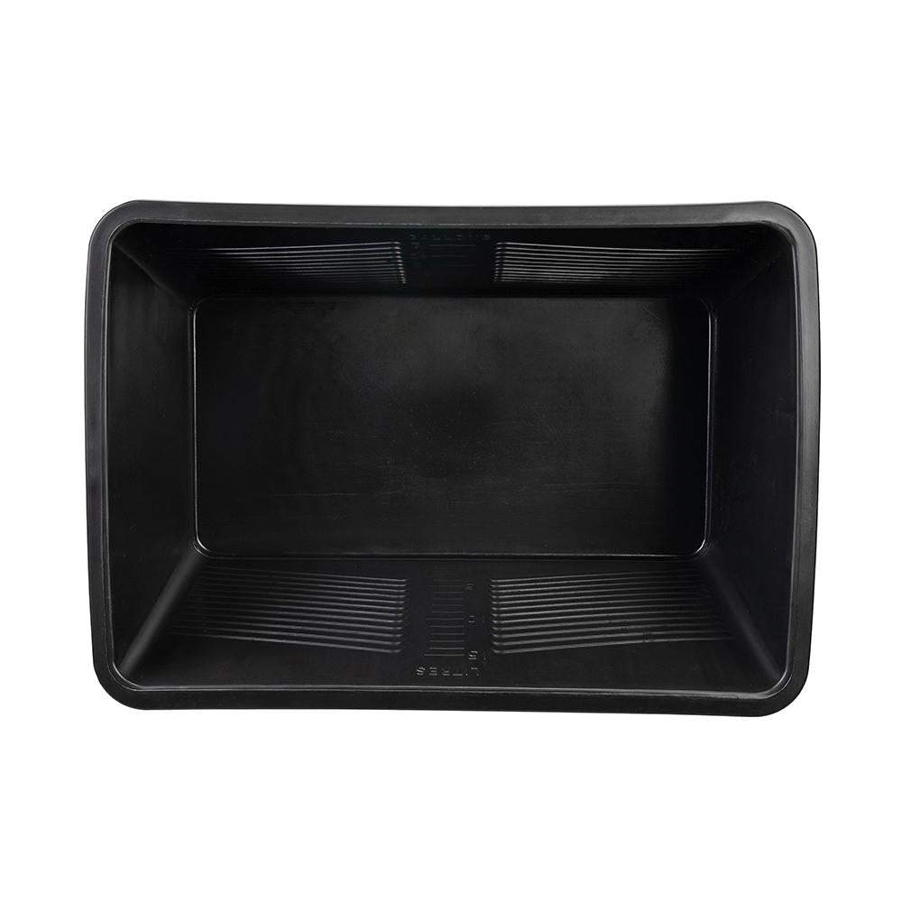 Silverline Rectangular Paint Scuttle Black 15Ltr
