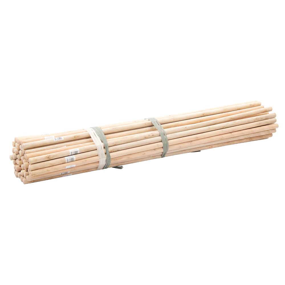 Silverline Wooden Broom Handles 4' x 15/16" Dia 50pce