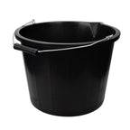 Silverline Heavy Duty Builders Bucket Black 15Ltr