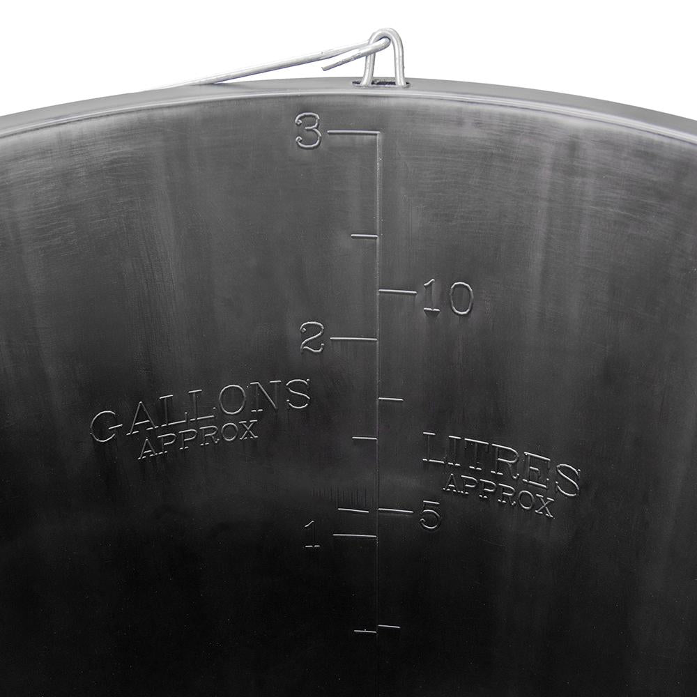 Silverline Heavy Duty Builders Bucket Black 15Ltr