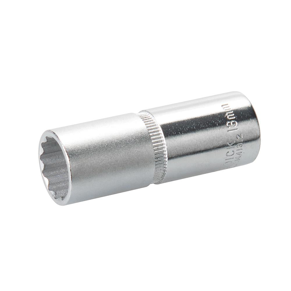 King Dick Deep Socket SD 1/4" 12pt 13mm