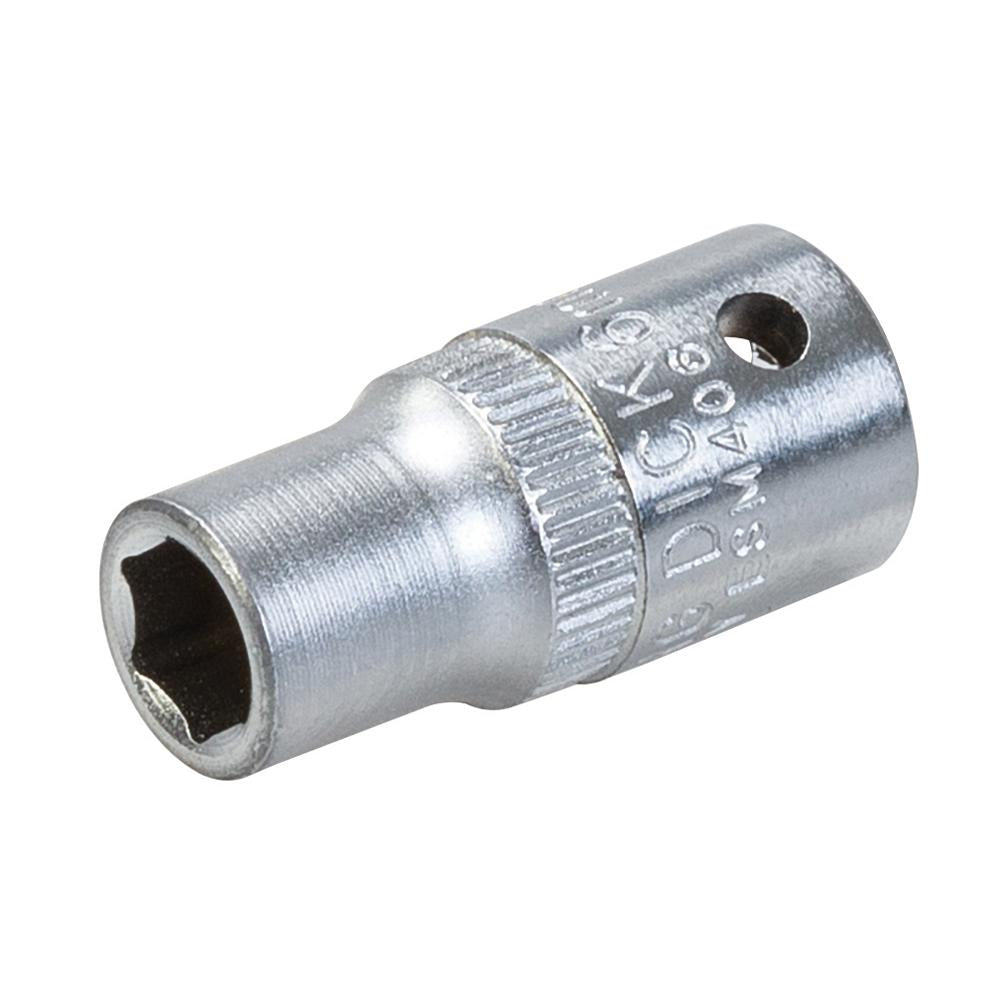Socket SD 1/4" Metric 6pt 6mm