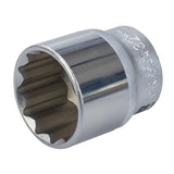 King Dick Socket SD 1" Metric 12pt 75mm