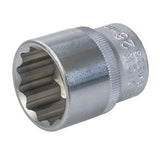 King Dick Socket SD 1/2" Metric 12pt 26mm