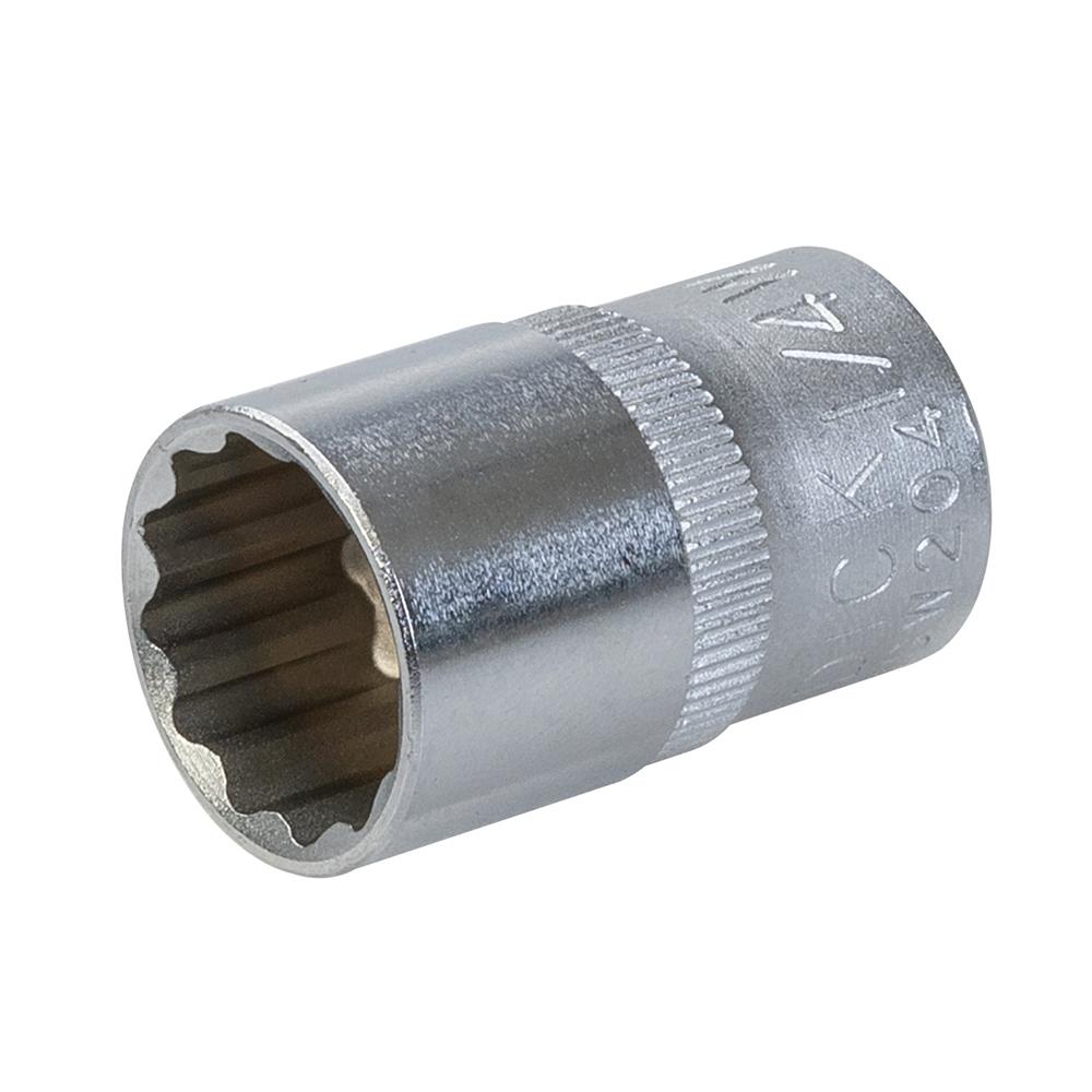 Socket SD 3/8" Whitworth 12pt 1/4"