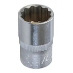King Dick Tools Socket SD 3/8" Whitworth 12pt 1/4"