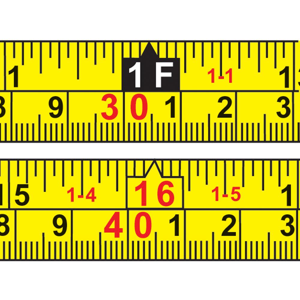 Silverline Hi-Vis Contour Tape 5m / 16ft x 19mm