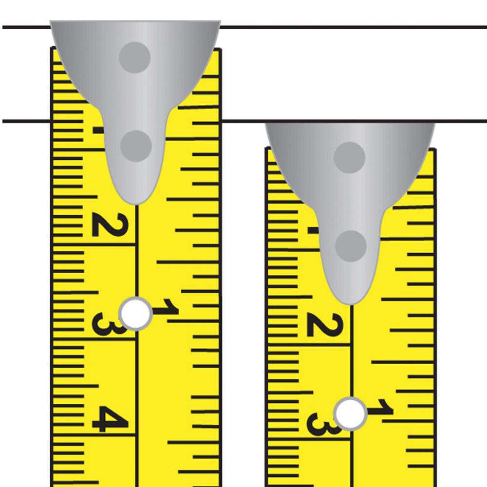 Silverline Hi-Vis Contour Tape 8m / 26ft x 25mm