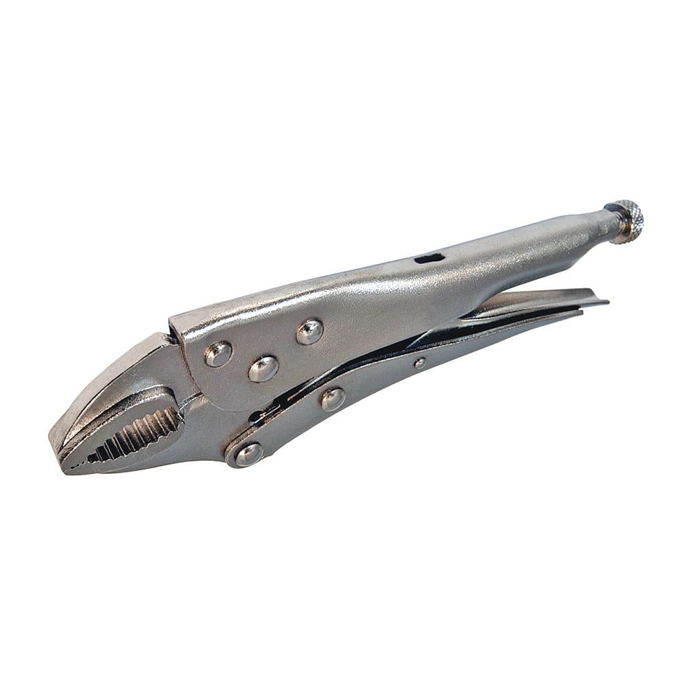 Silverline Self-Locking Pliers 180mm Curved